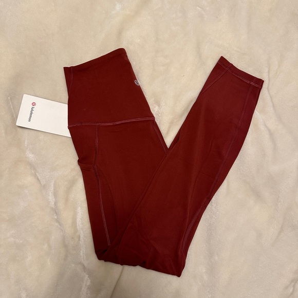 Lululemon Align High-Rise Pant with Pockets 25" color Mulled Wine size 4 - Picture 6 of 6